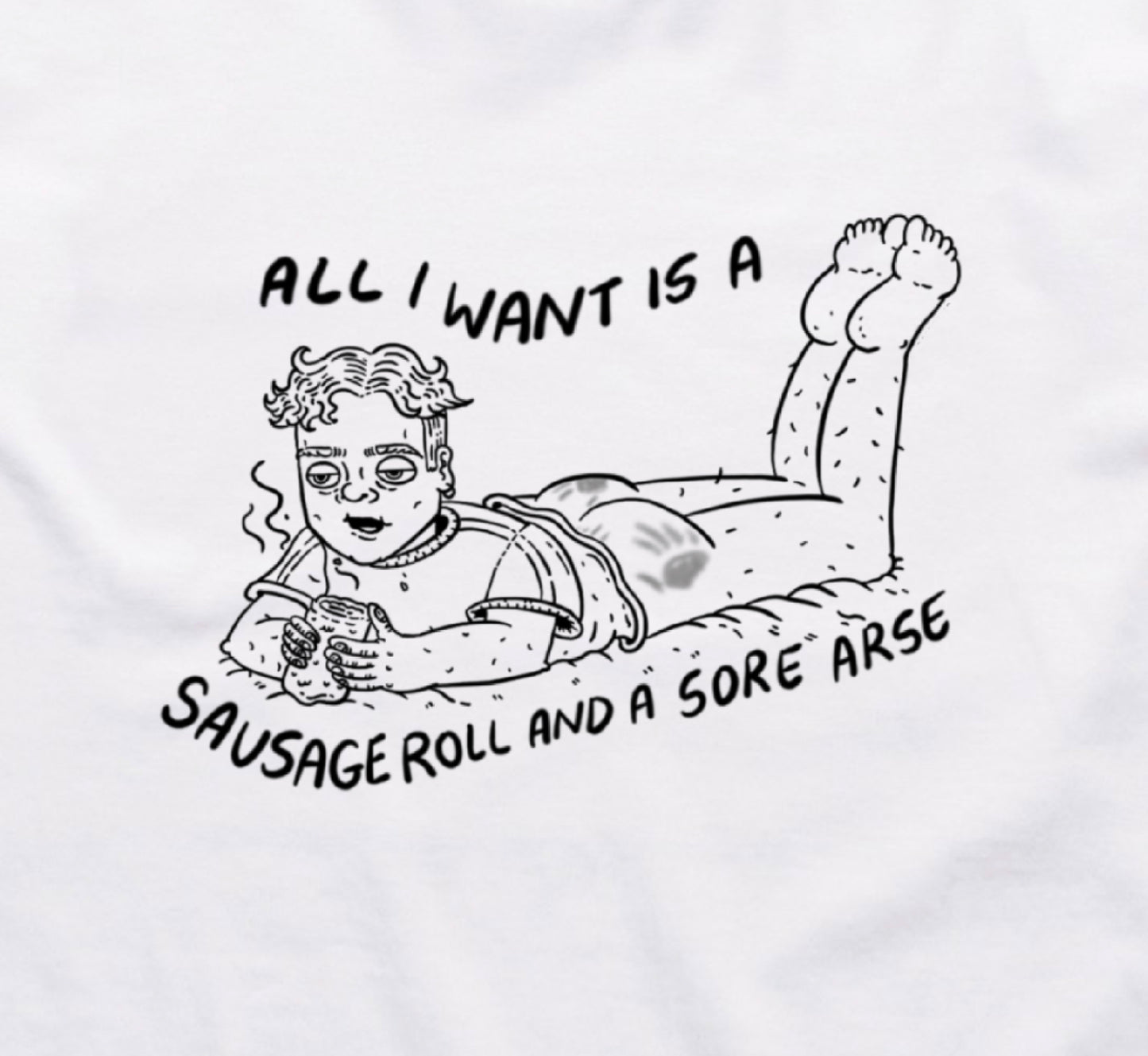 *explicit* all i want is a sausage roll