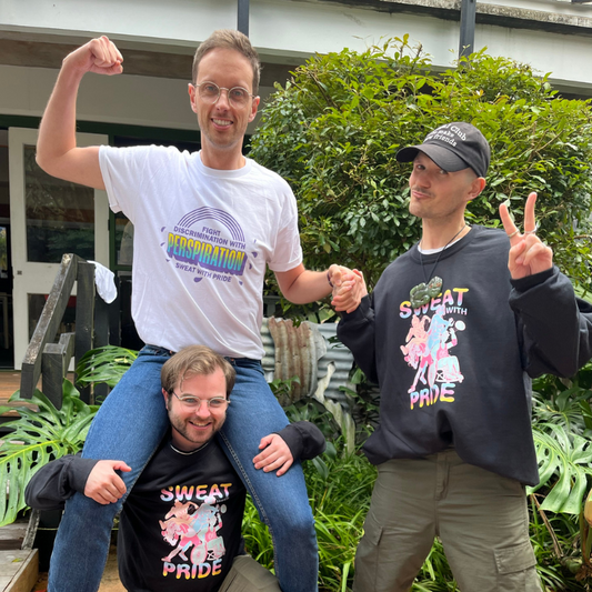 Burnett Foundation's 'Sweat with Pride' 2024 Campaign - Limited Edition Sweatshirt Illustration (April 2024)