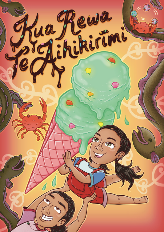 Illustration for Te Pou Theatre’s ‘Kua Rewa Te Aihikirīmi’ (August 2026)