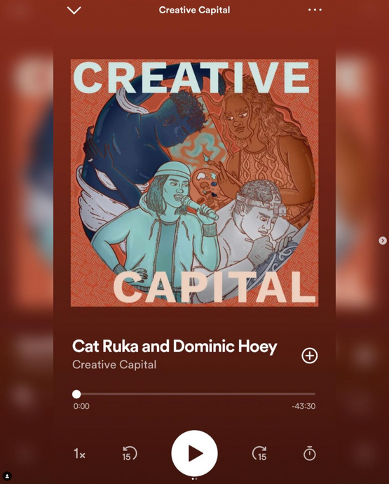 Podcast Artwork for Te Taumata Toi-A-Iwi 'Creative Capital' (March 2023)