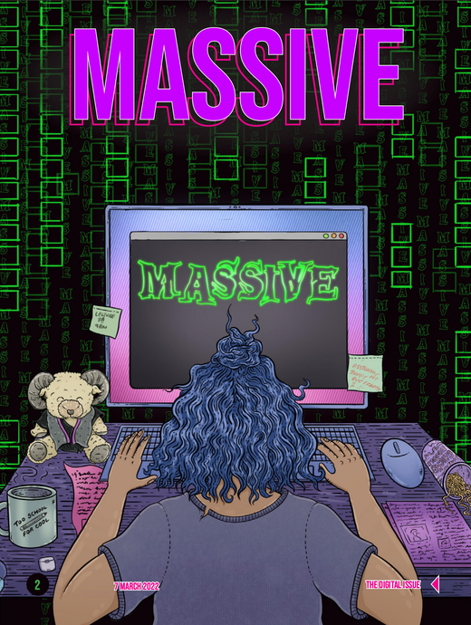 Front Cover for Massive Magazine Issue #2 (March 2022)