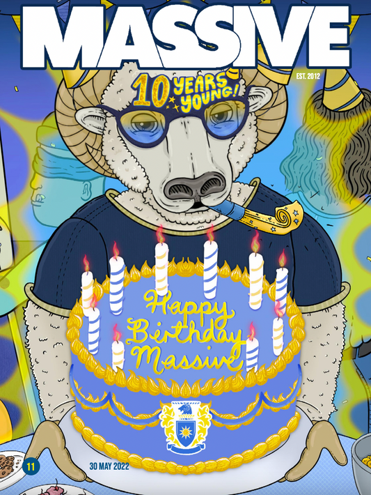 Front Cover for Massive Magazine Issue #11 (May 2022)