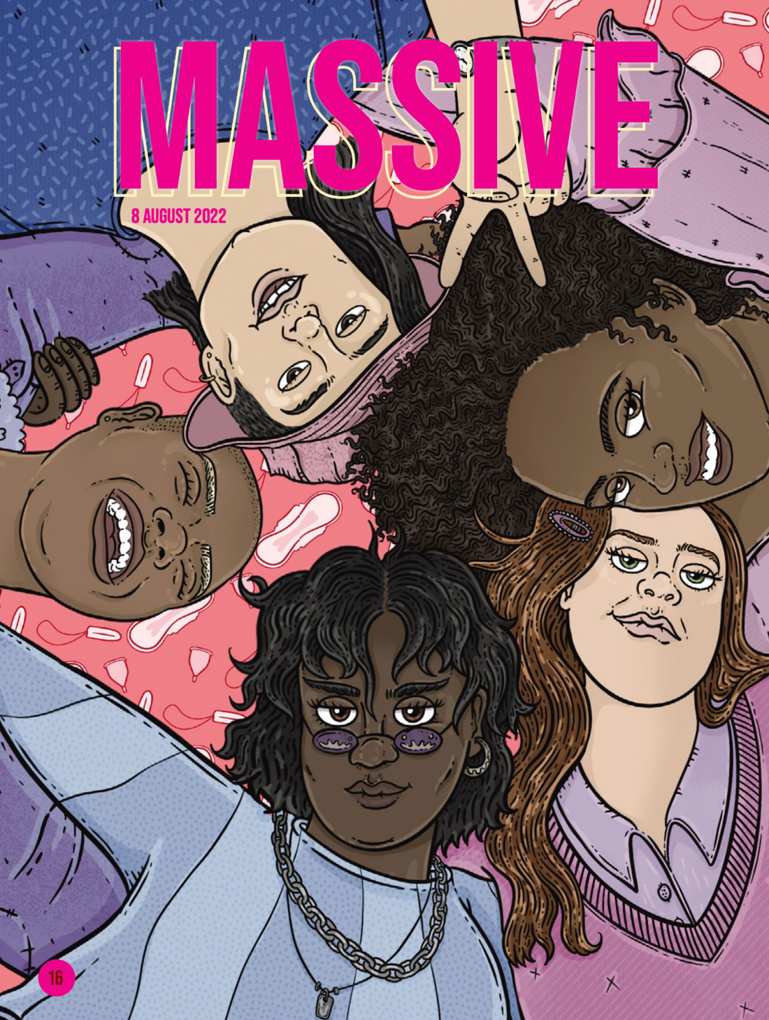 Front Cover for Massive Magazine Issue #16 (August 2022)