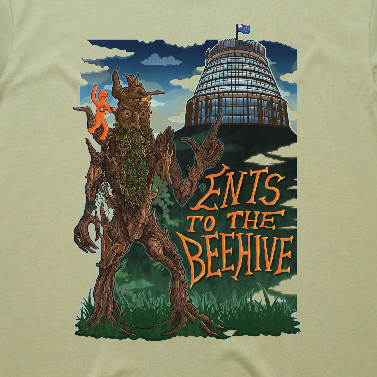 'Ents to the Beehive' T-Shirt Lord of the Rings x Election 2026