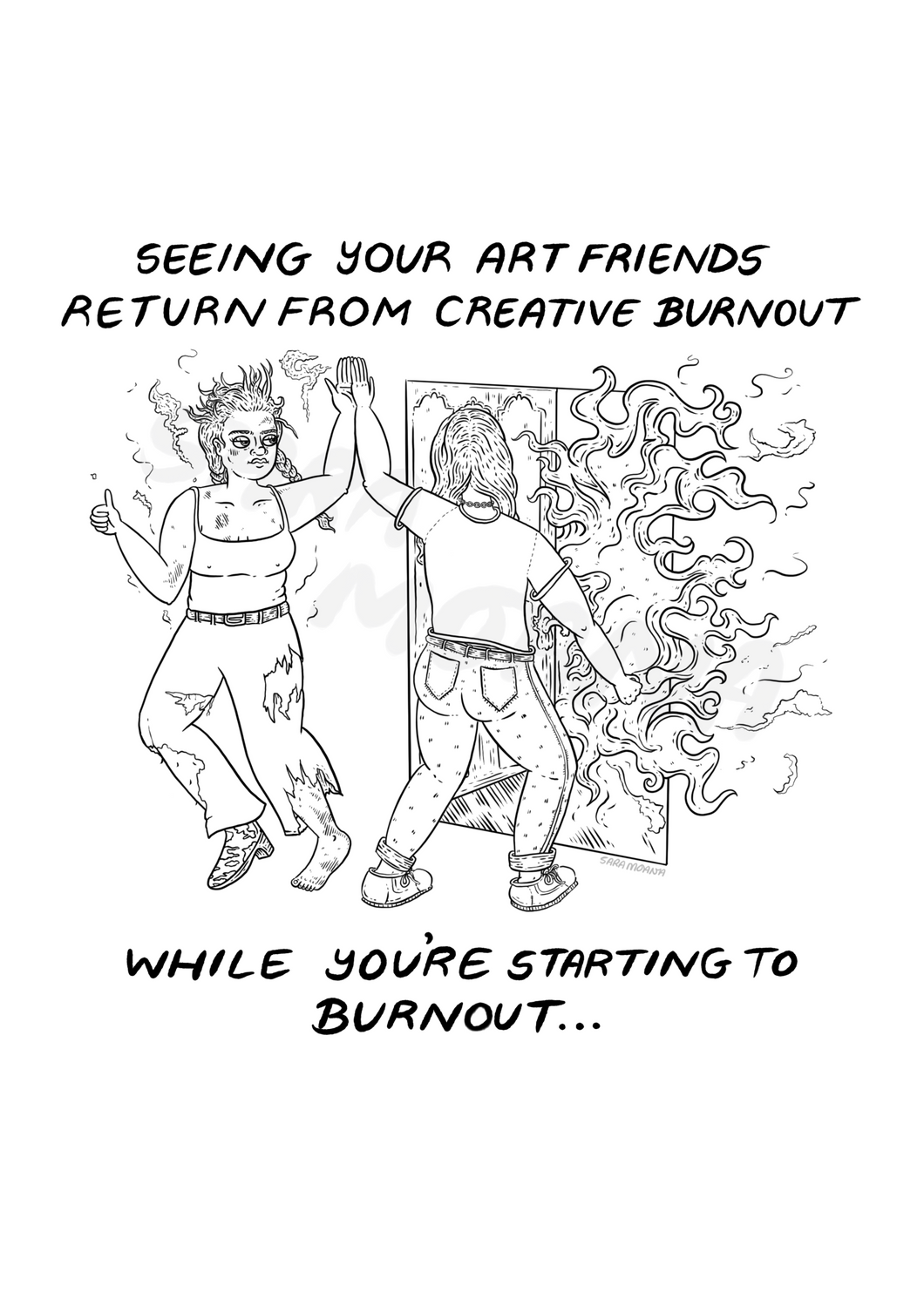 seeing your art friends