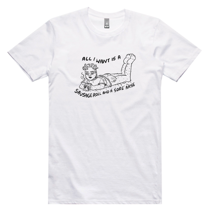 *explicit* all i want is a sausage roll