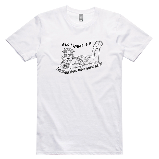 *explicit* all i want is a sausage roll